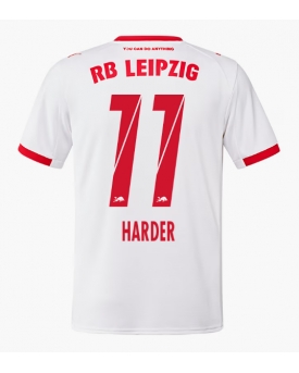 RB Leipzig Conrad Harder #11 Maglia Gara Casa Repliche 2025-26 Maniche Corte